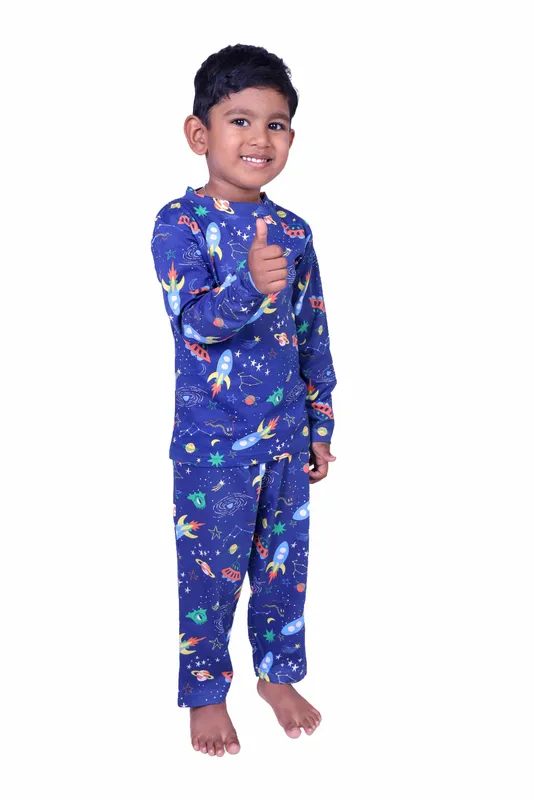 SPACE THEME FULL SLEEVE PANT SET